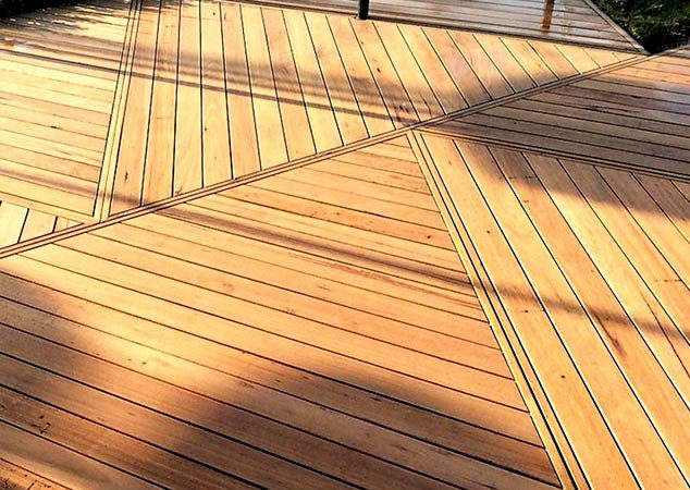 Silver top Ash decking in Melbourne